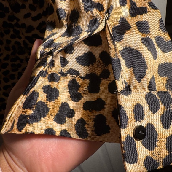 Zara Brown and Black Long Sleeve Button Down Shirt - Picture 2 of 5